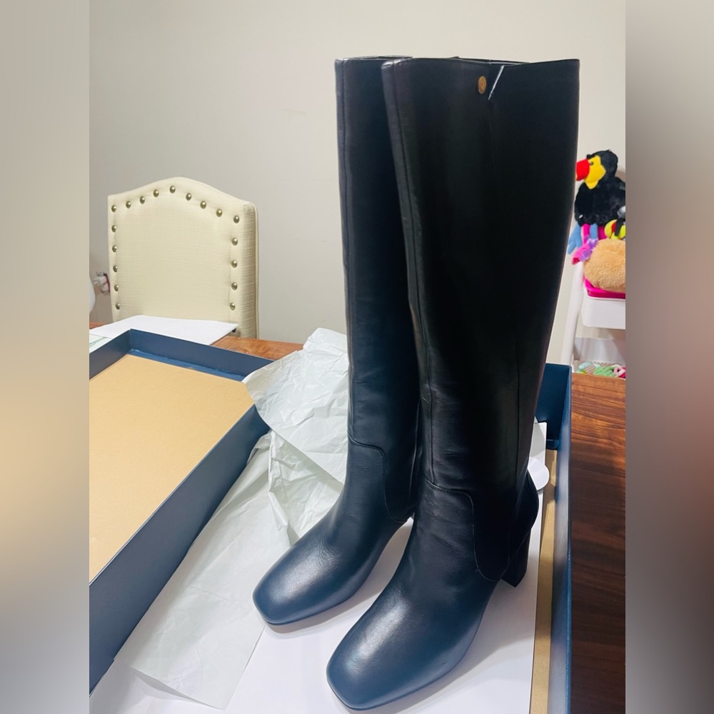 Cole Haan Chrystie Women Leather Block boot